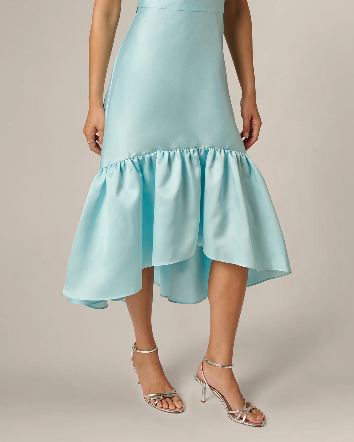 a-line midi mother of the bride dress - image 4