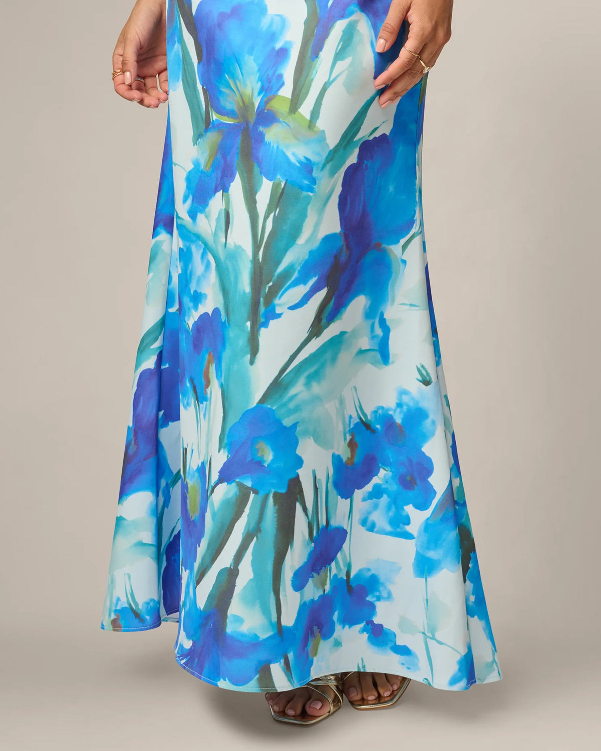 one-shoulder mermaid maxi mother of the bride dress - image 4
