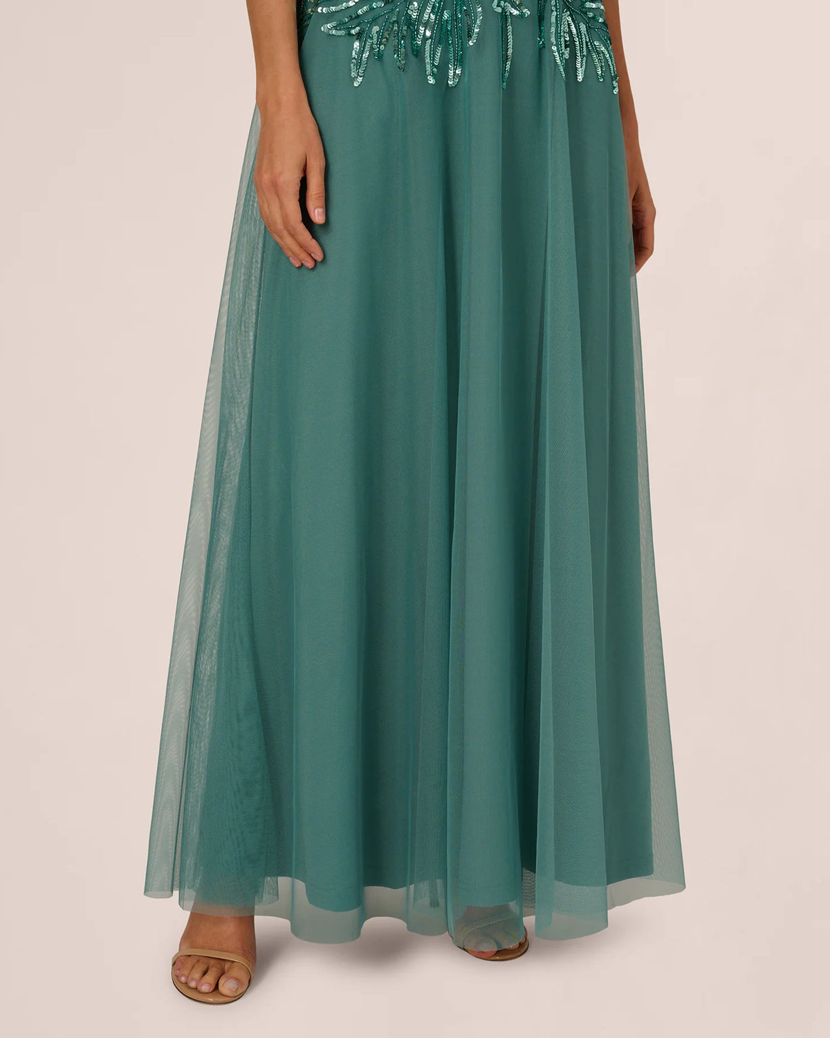 a-line maxi mother of the bride dress - image 4