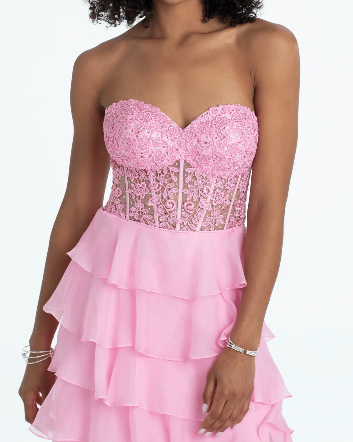 sweetheart ball-gown floor-length prom dress - image 4