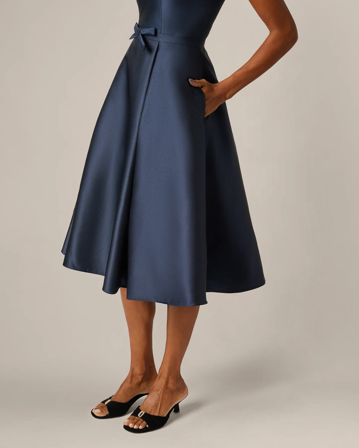 fit-and-flare midi mother of the bride dress - image 4