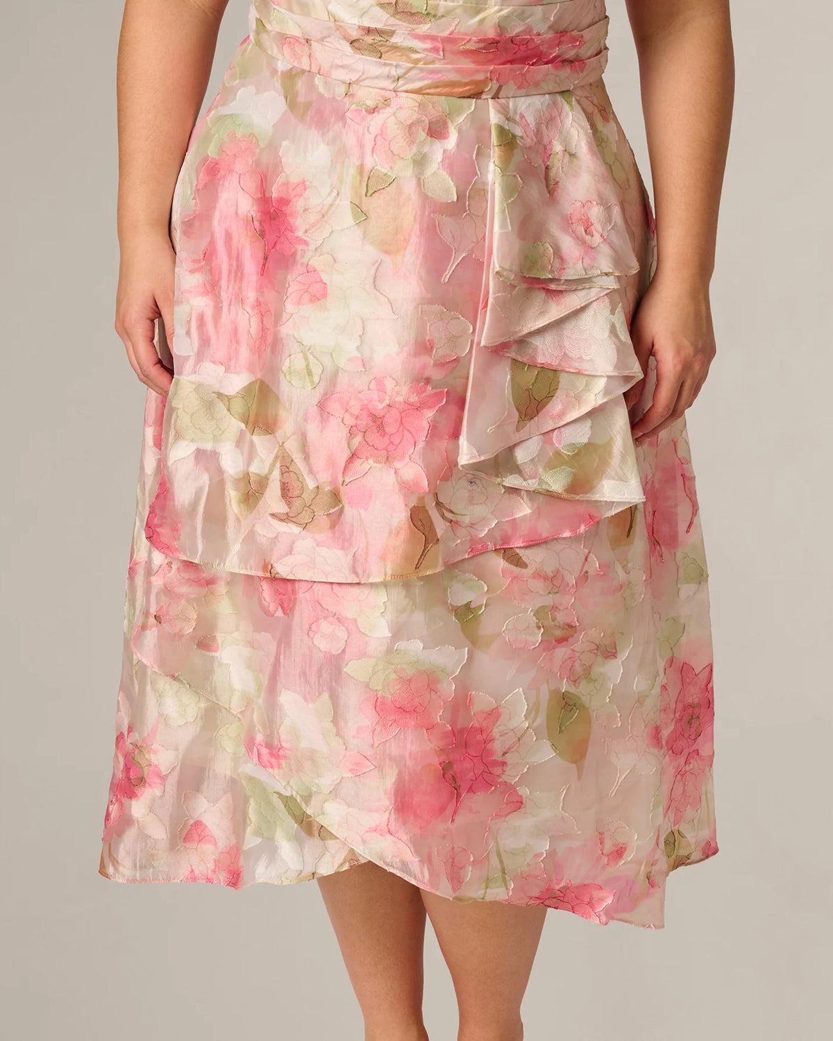a-line midi mother of the bride dress - image 4