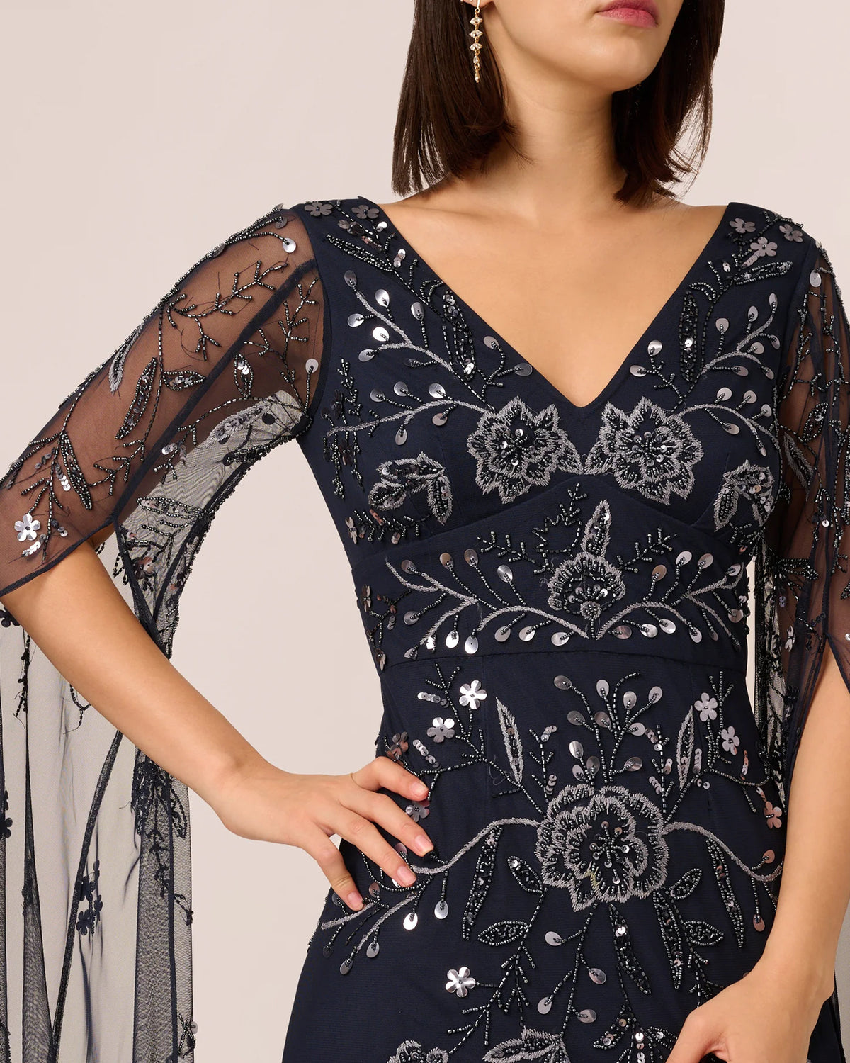 a-line maxi mother of the bride dress - image 4