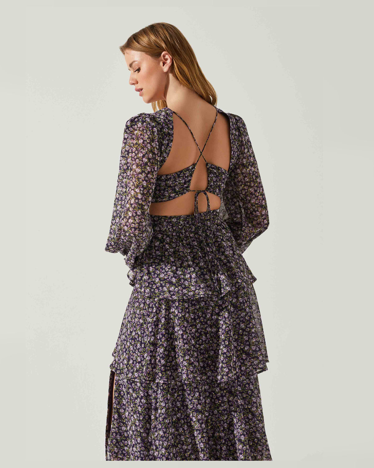 spaghetti strap a-line maxi formal dress - image 4