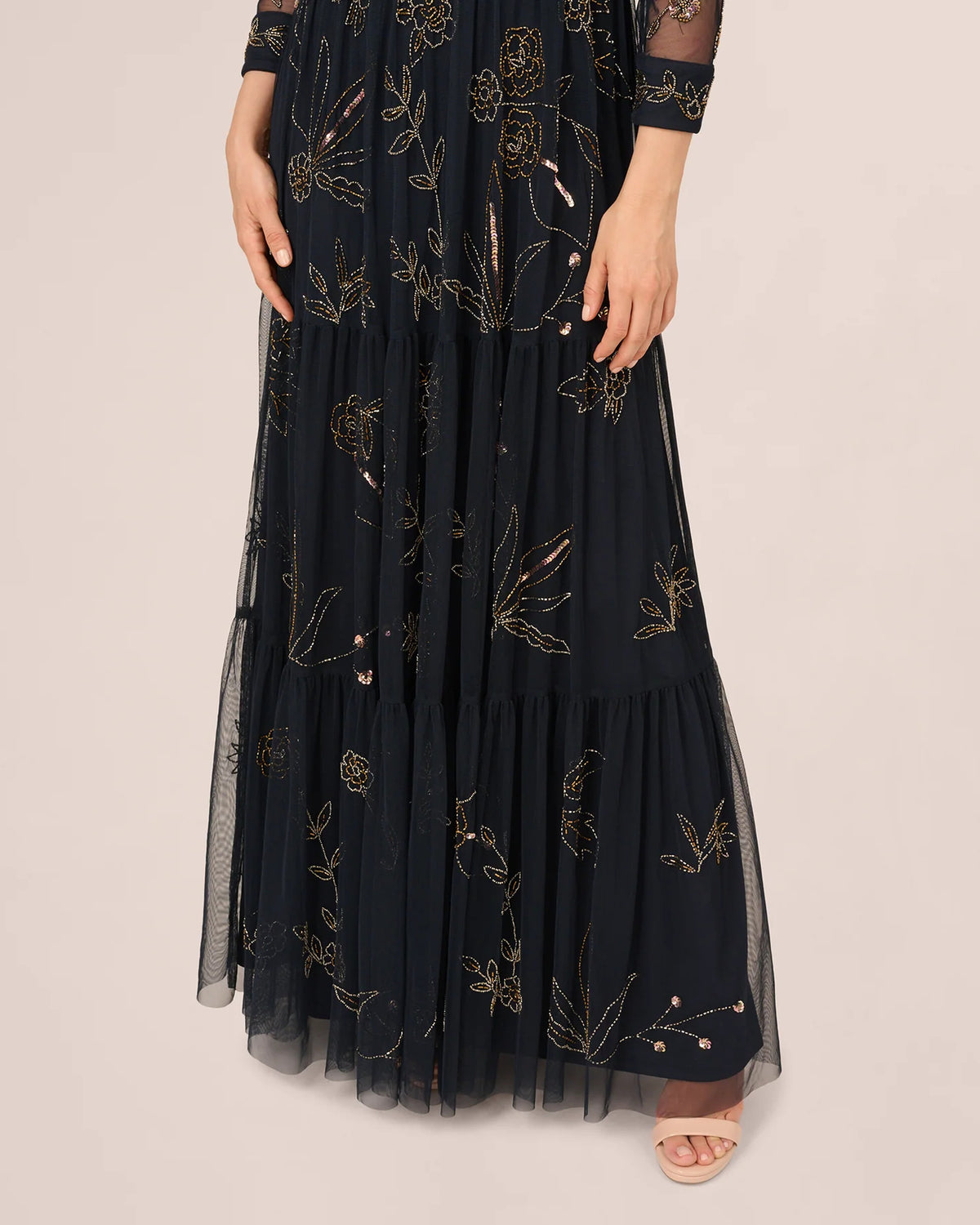 a-line maxi mother of the bride dress - image 4