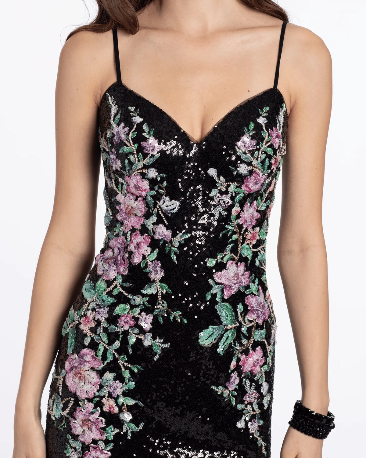 sweetheart column maxi prom dress - image 4