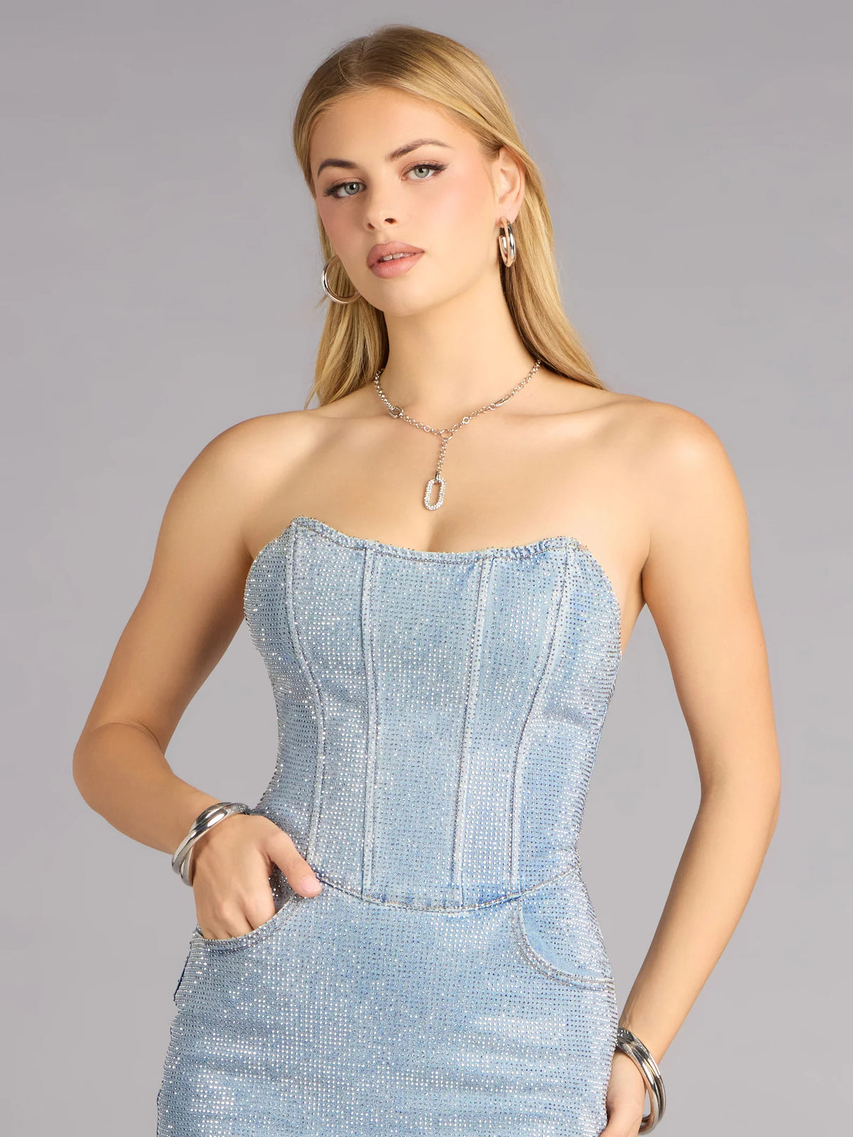 Teal mini homecoming dress, alternate view showing the overall dress design