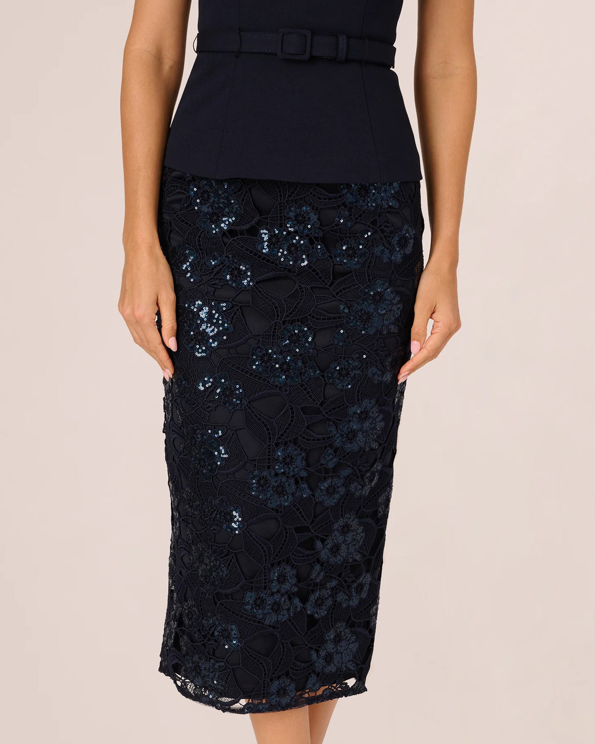 sleeveless a-line midi mother of the bride dress - image 4