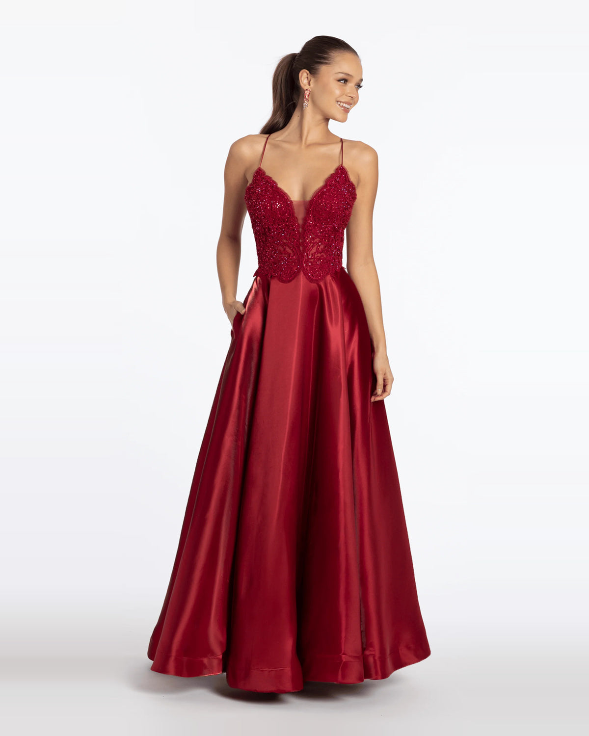 ball-gown maxi prom dress - image 4