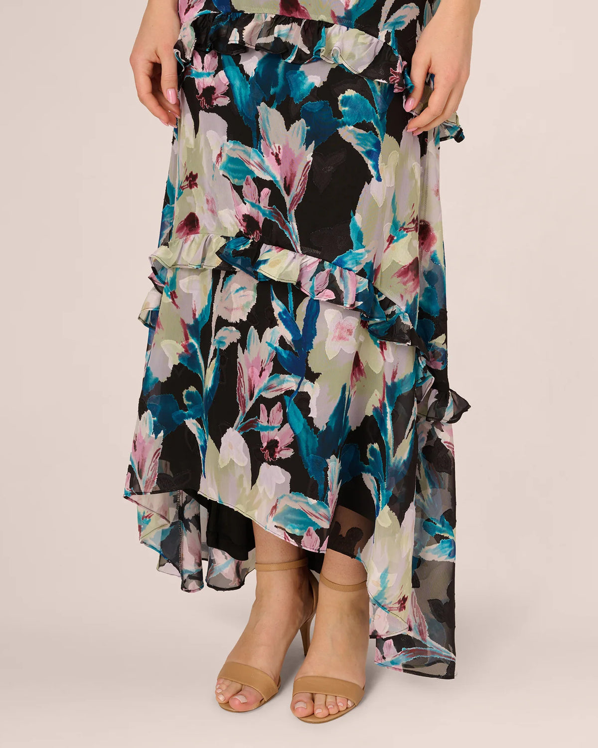 sleeveless a-line maxi mother of the bride dress - image 4