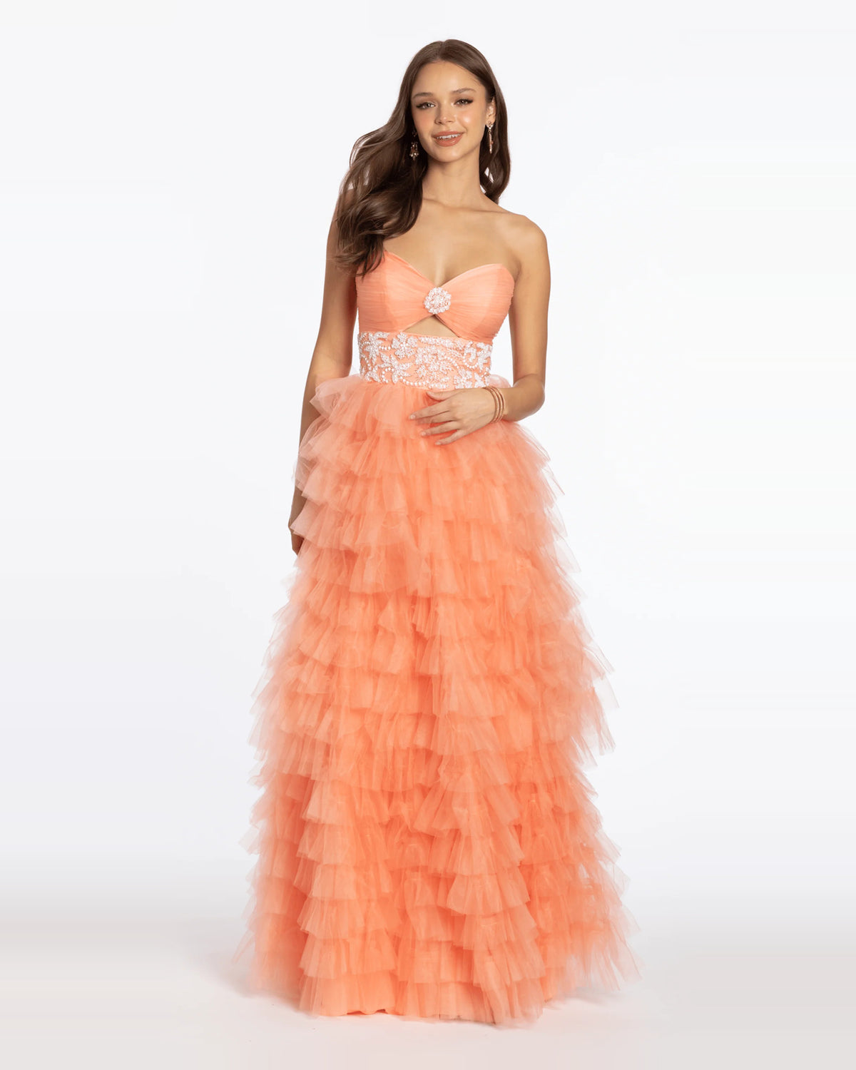 sweetheart ball-gown maxi prom dress - image 4