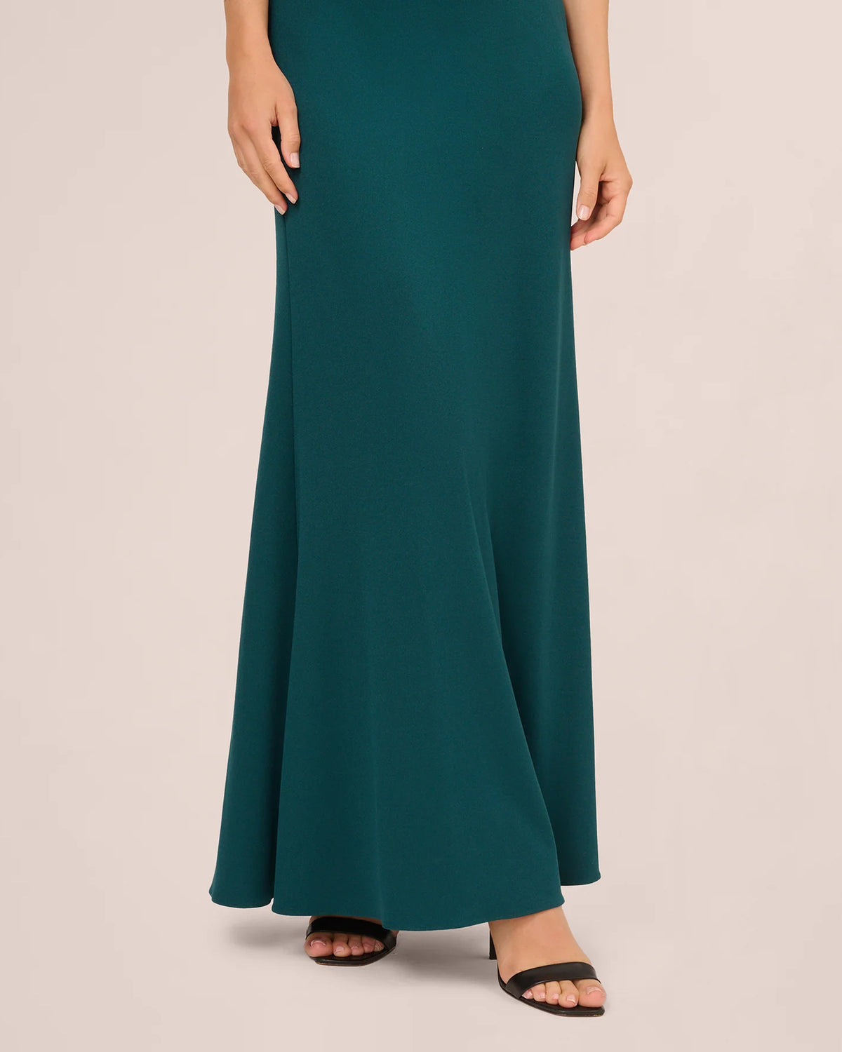 one-shoulder mermaid maxi mother of the bride dress - image 4