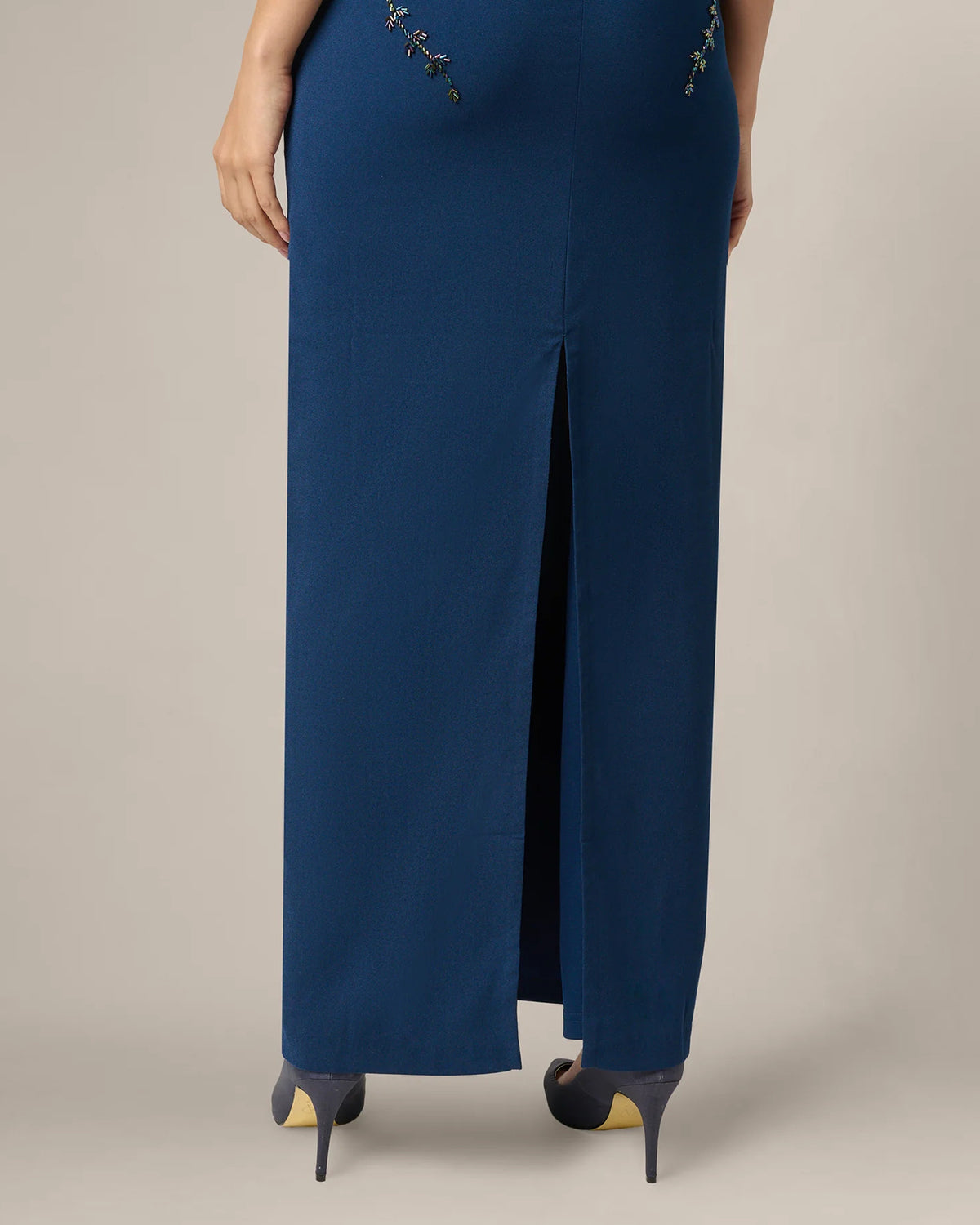a-line maxi mother of the bride dress - image 4