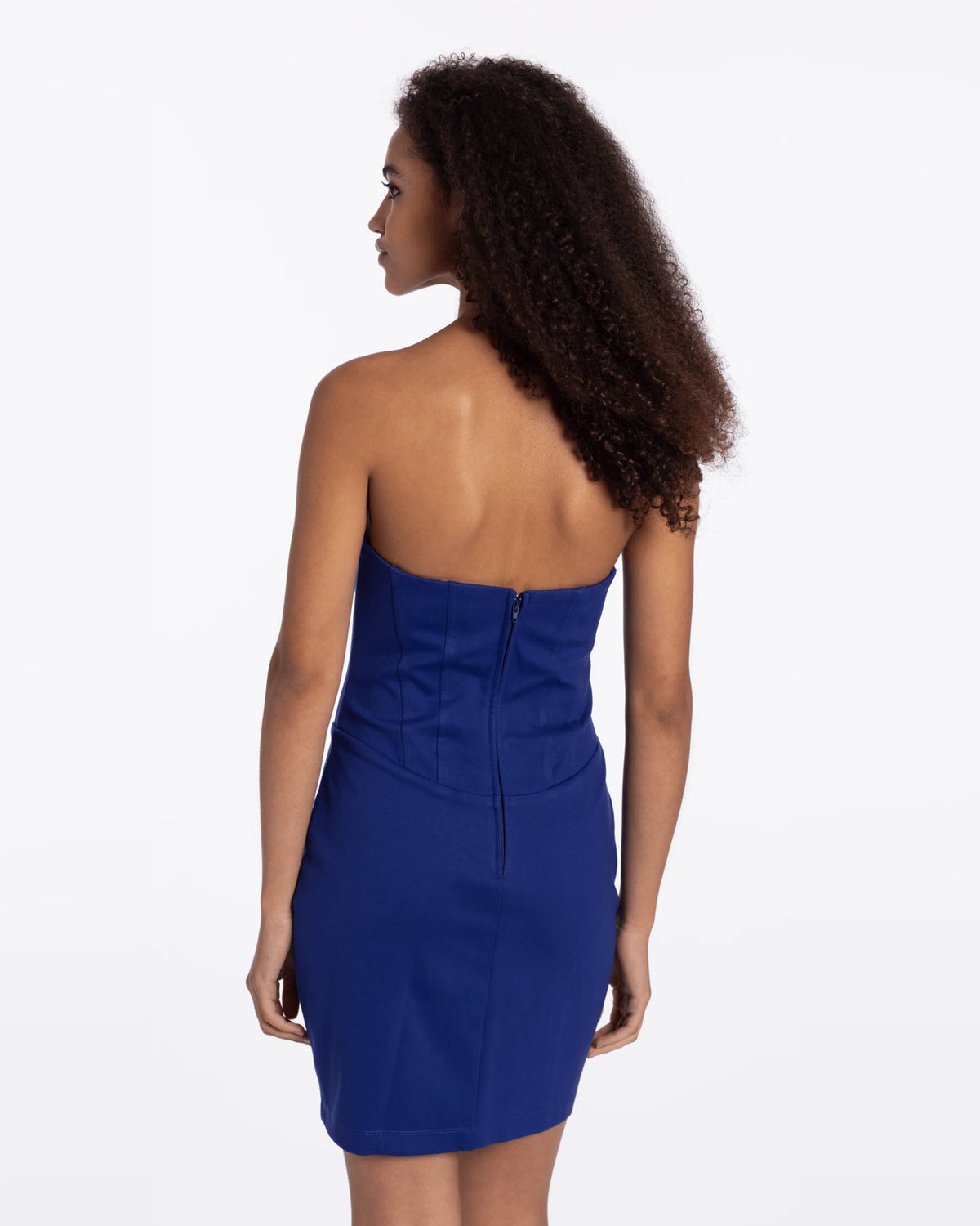 strapless sheath maxi homecoming dress - image 4