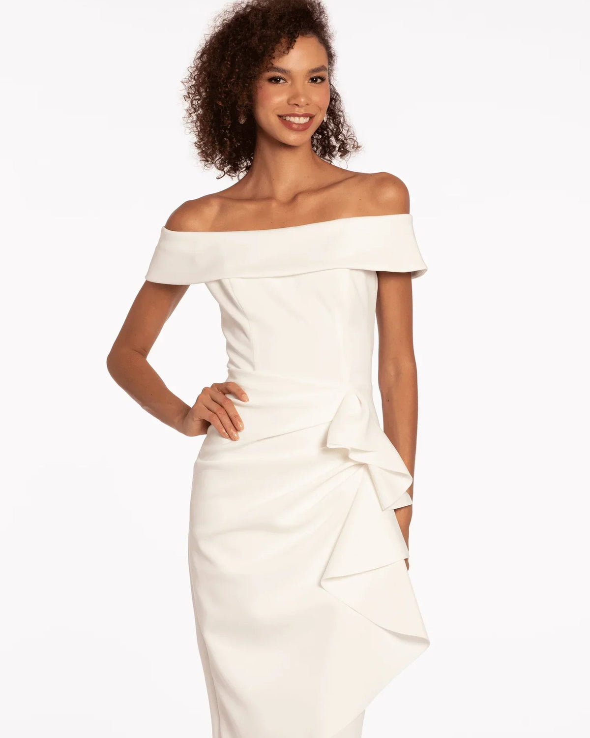 spaghetti strap a-line maxi homecoming dress - image 4