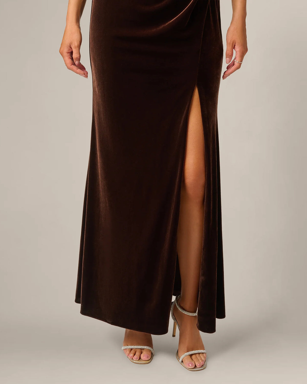 halter neck mermaid maxi mother of the bride dress - image 4