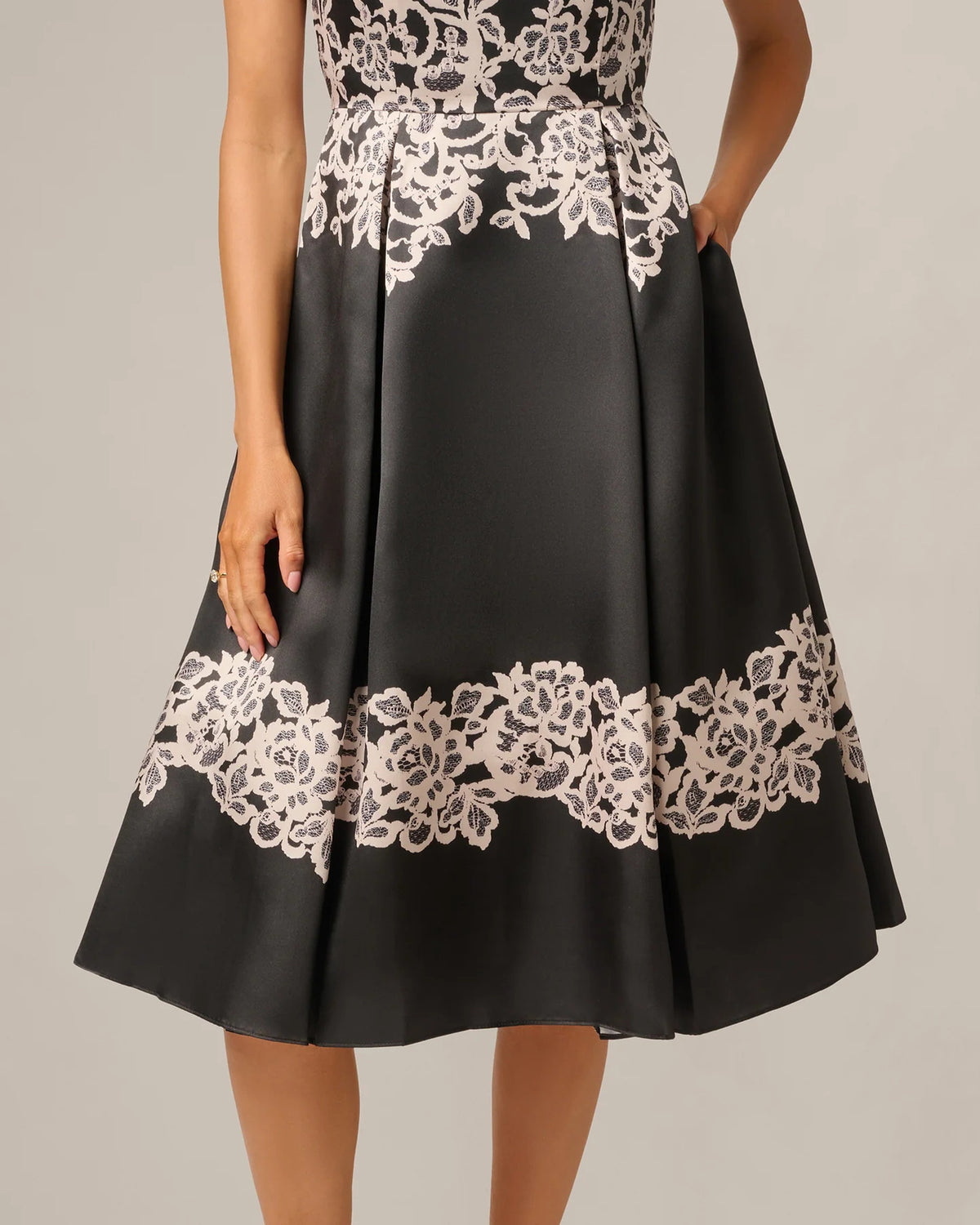 fit-and-flare midi mother of the bride dress - image 4