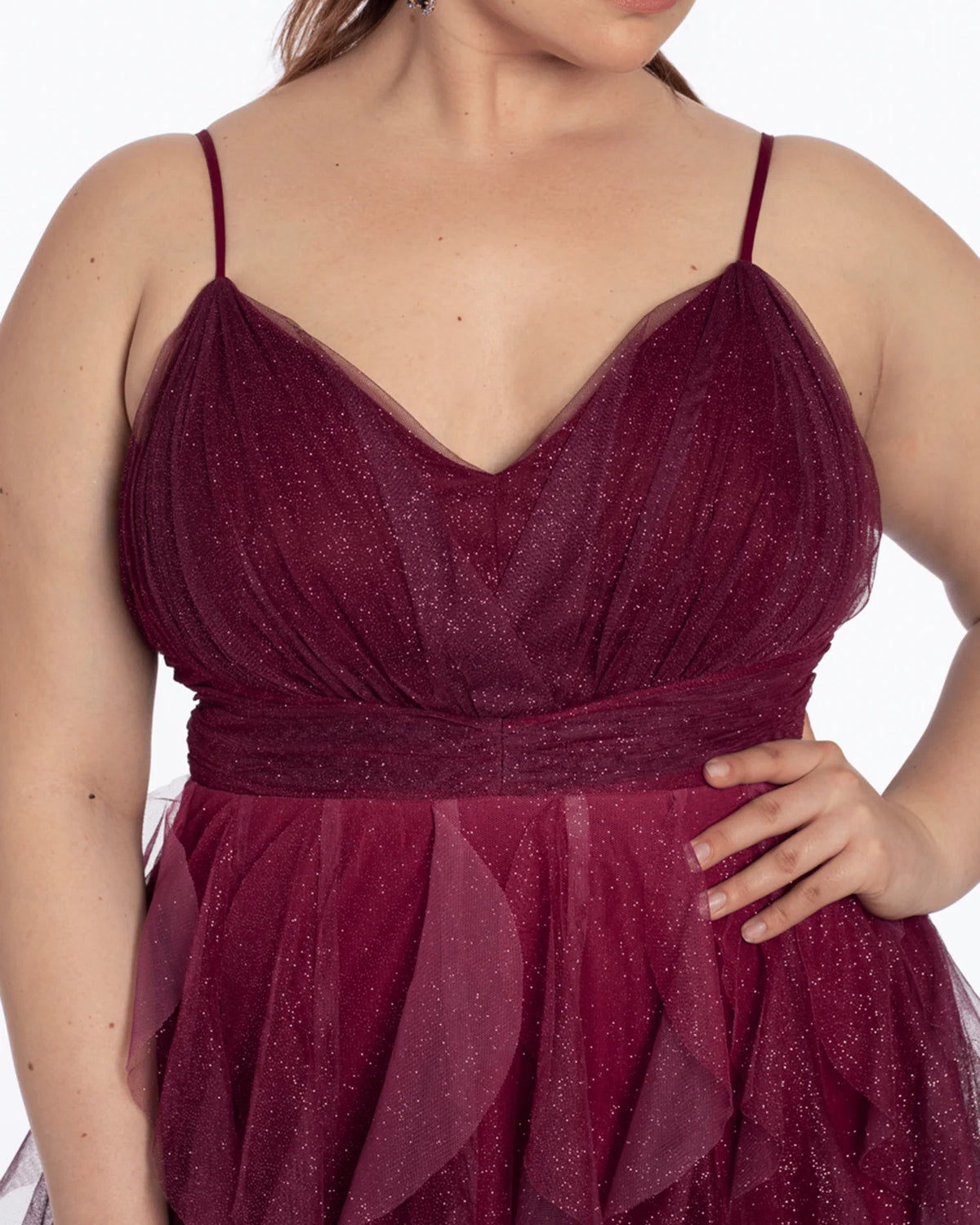 v neck ball-gown floor-length prom dress - image 4