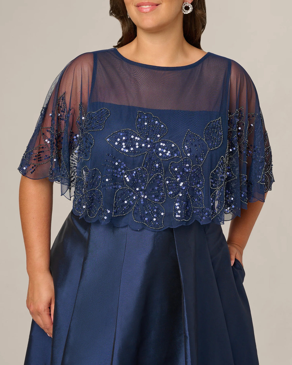 a-line maxi mother of the bride dress - image 4