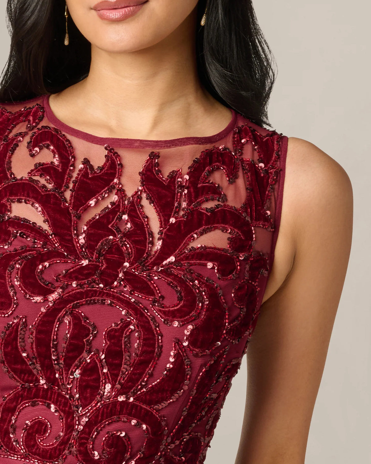 a-line maxi mother of the bride dress - image 4