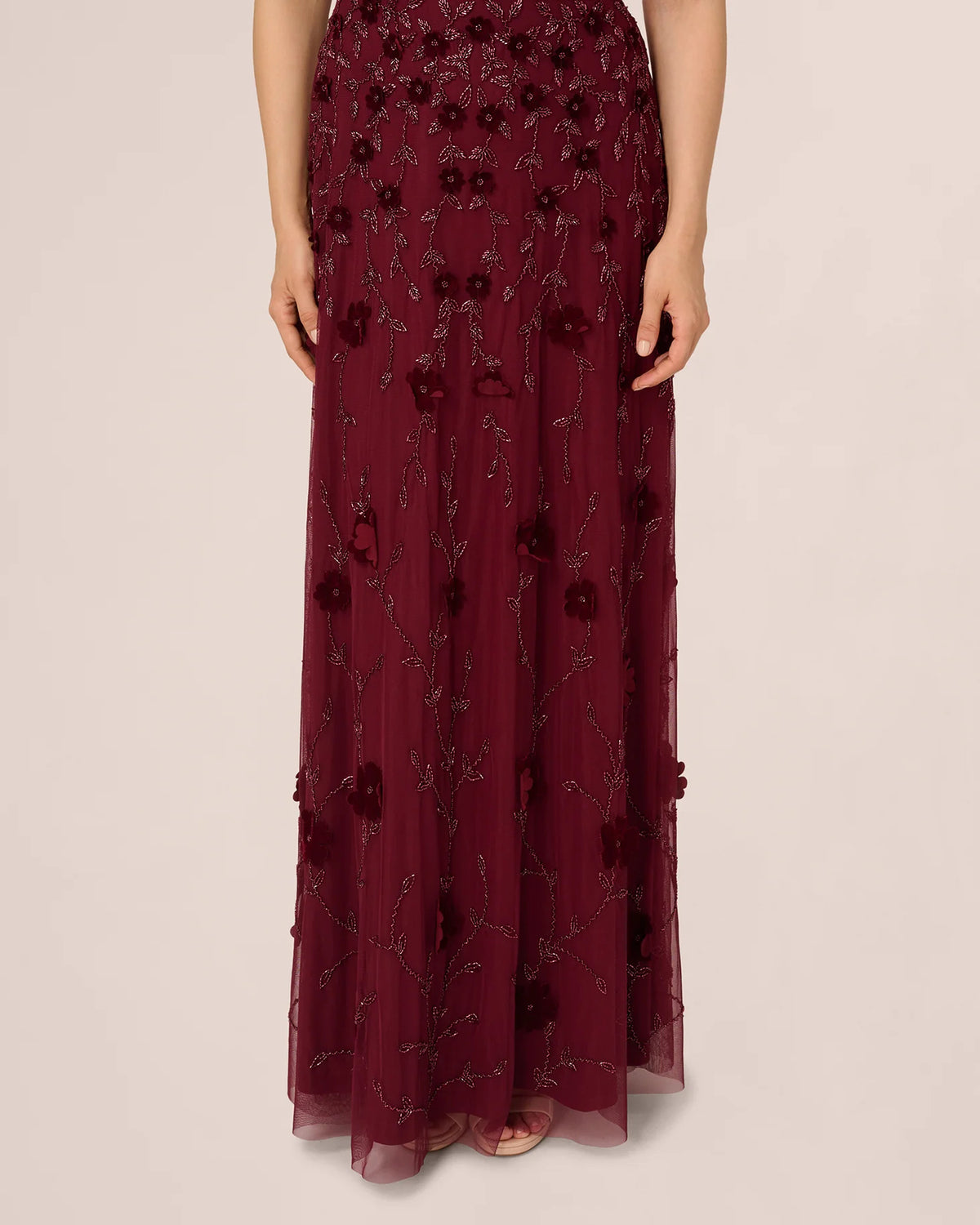 a-line maxi mother of the bride dress - image 4