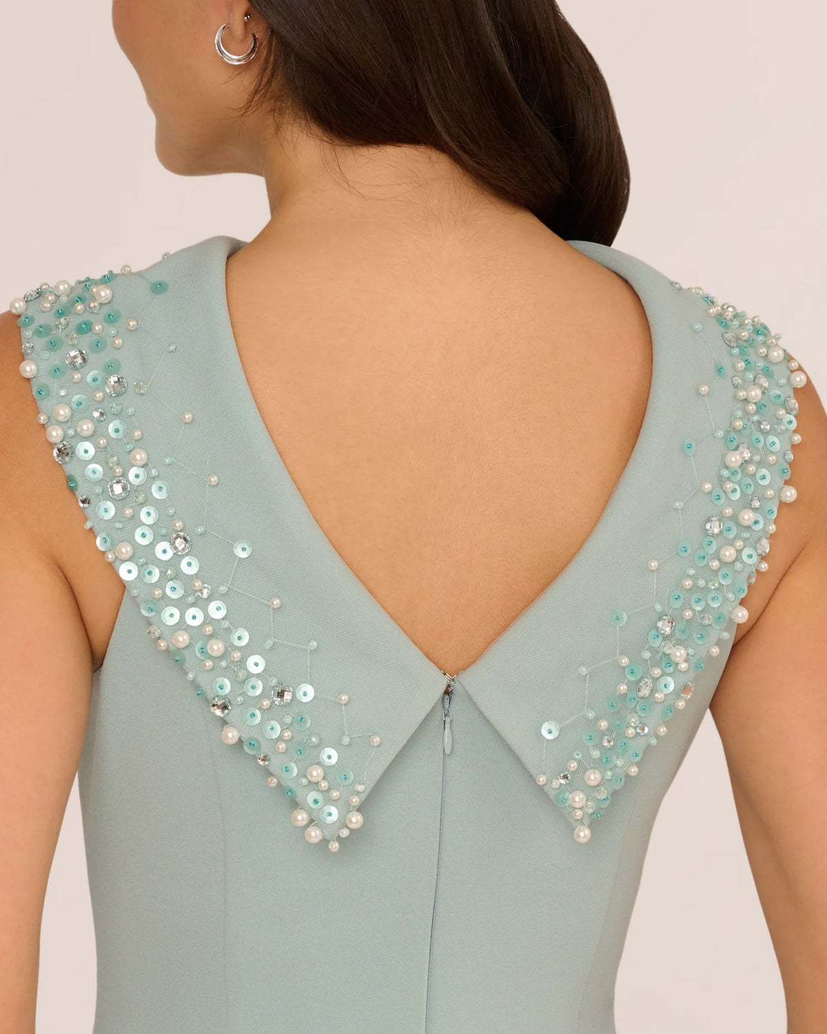 sheath maxi mother of the bride dress - image 4