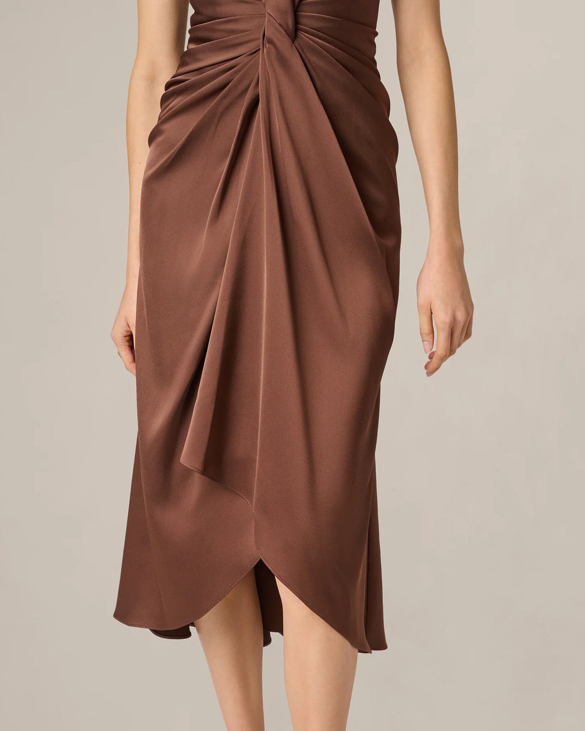 a-line midi mother of the bride dress - image 4