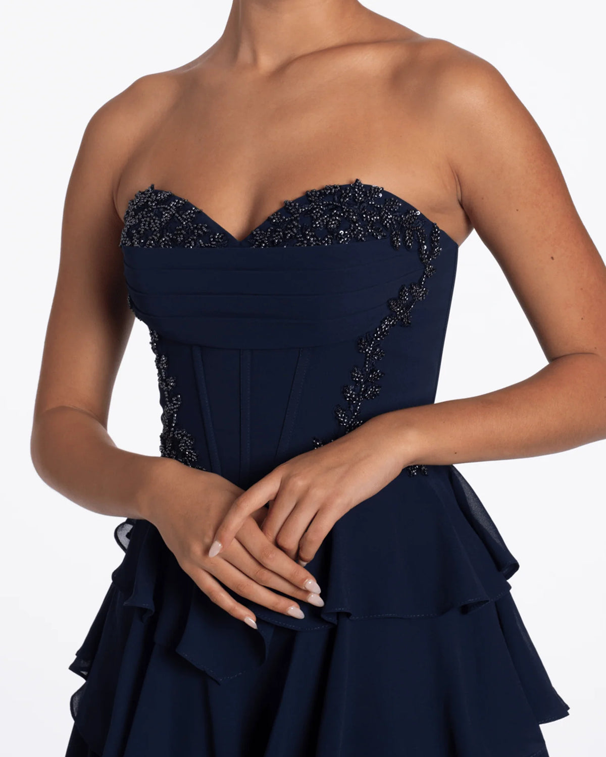 strapless ball-gown floor-length prom dress - image 4