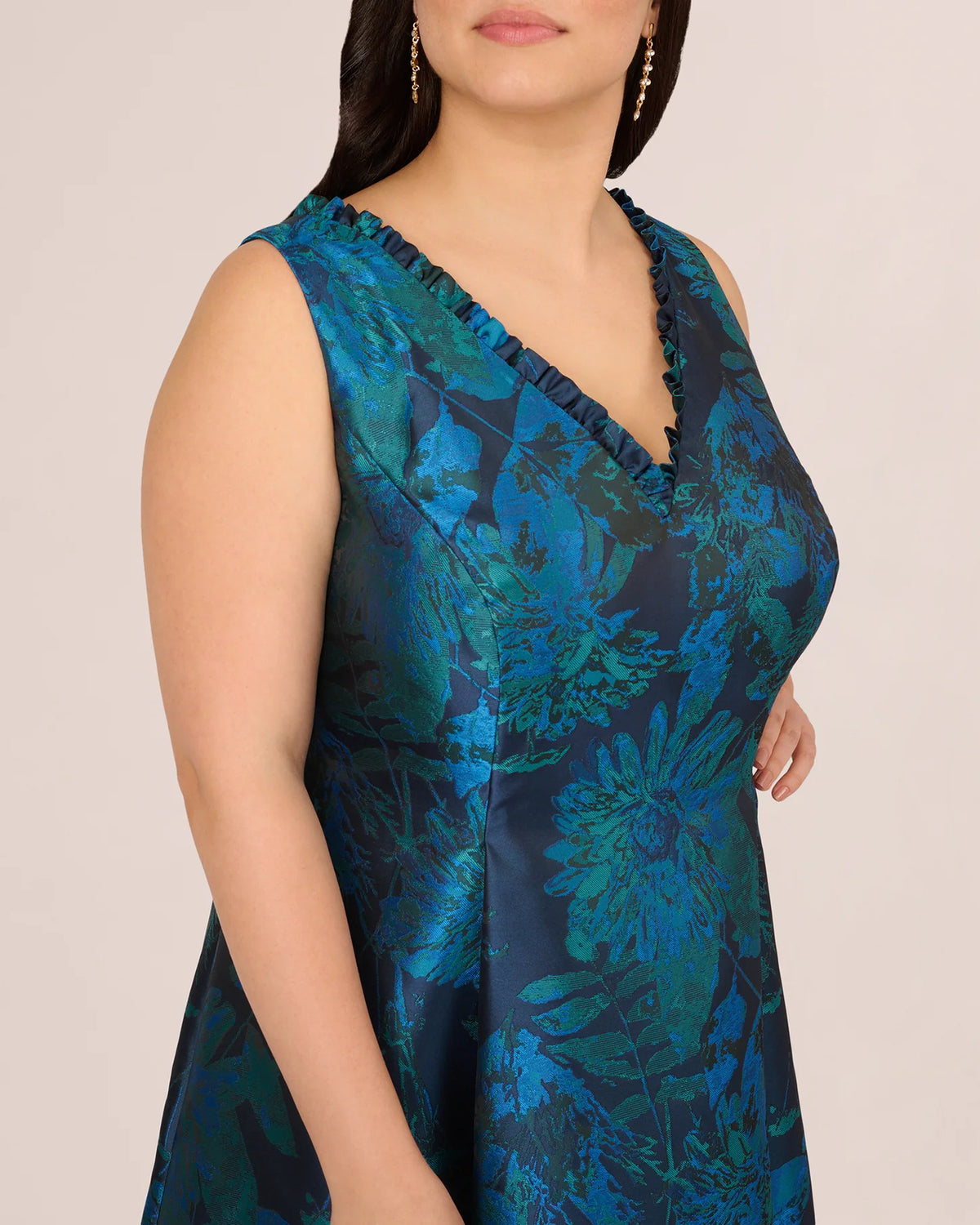 a-line maxi mother of the bride dress - image 4