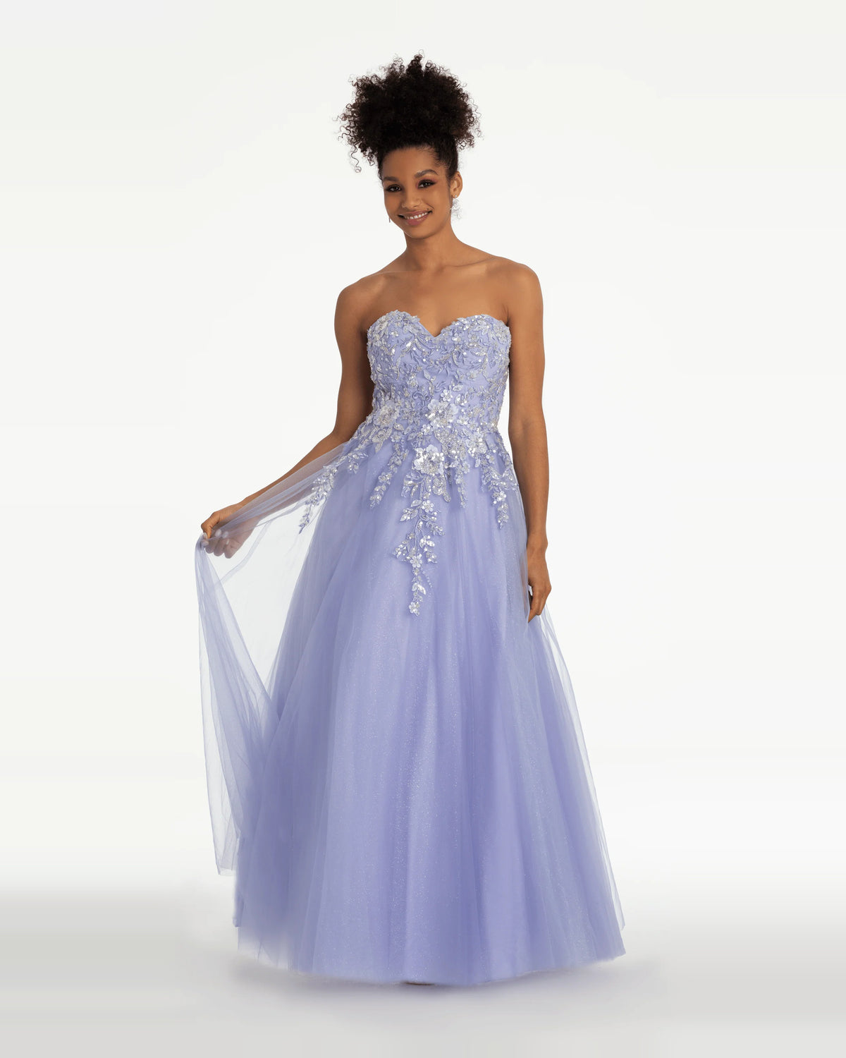 sweetheart ball-gown floor-length prom dress - image 4