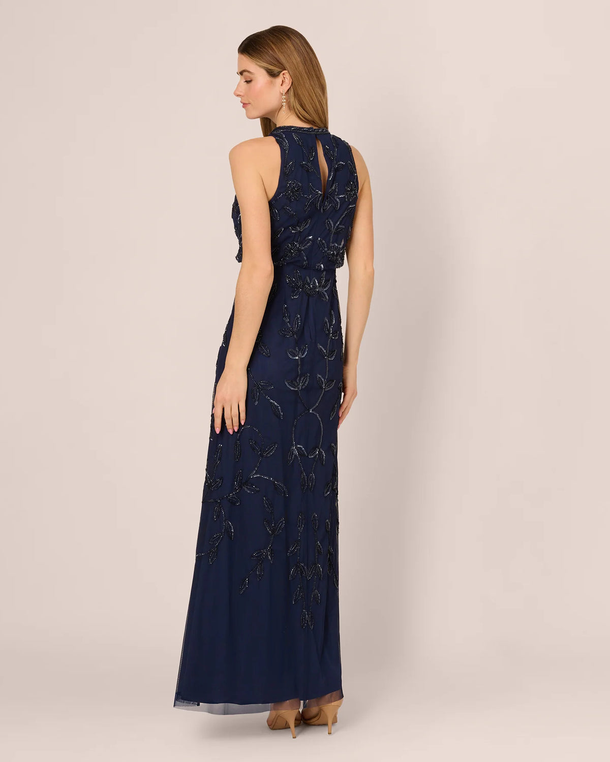 sleeveless mermaid maxi mother of the bride dress - image 5