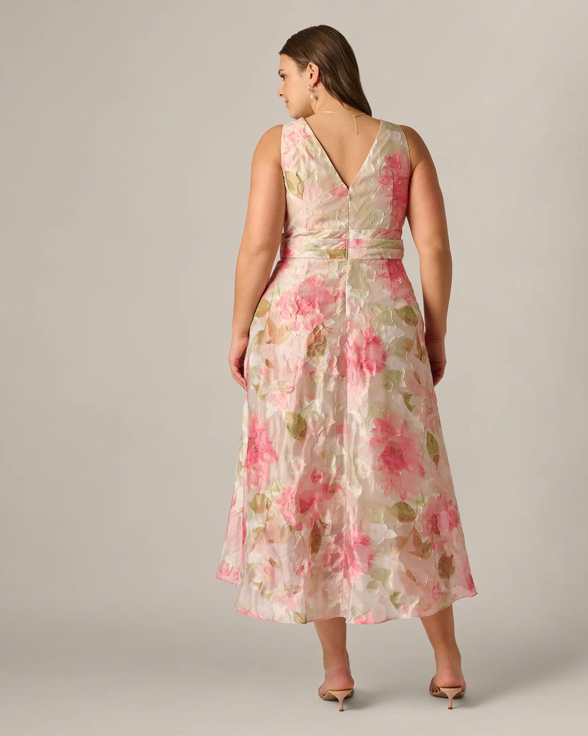 a-line midi mother of the bride dress - image 5