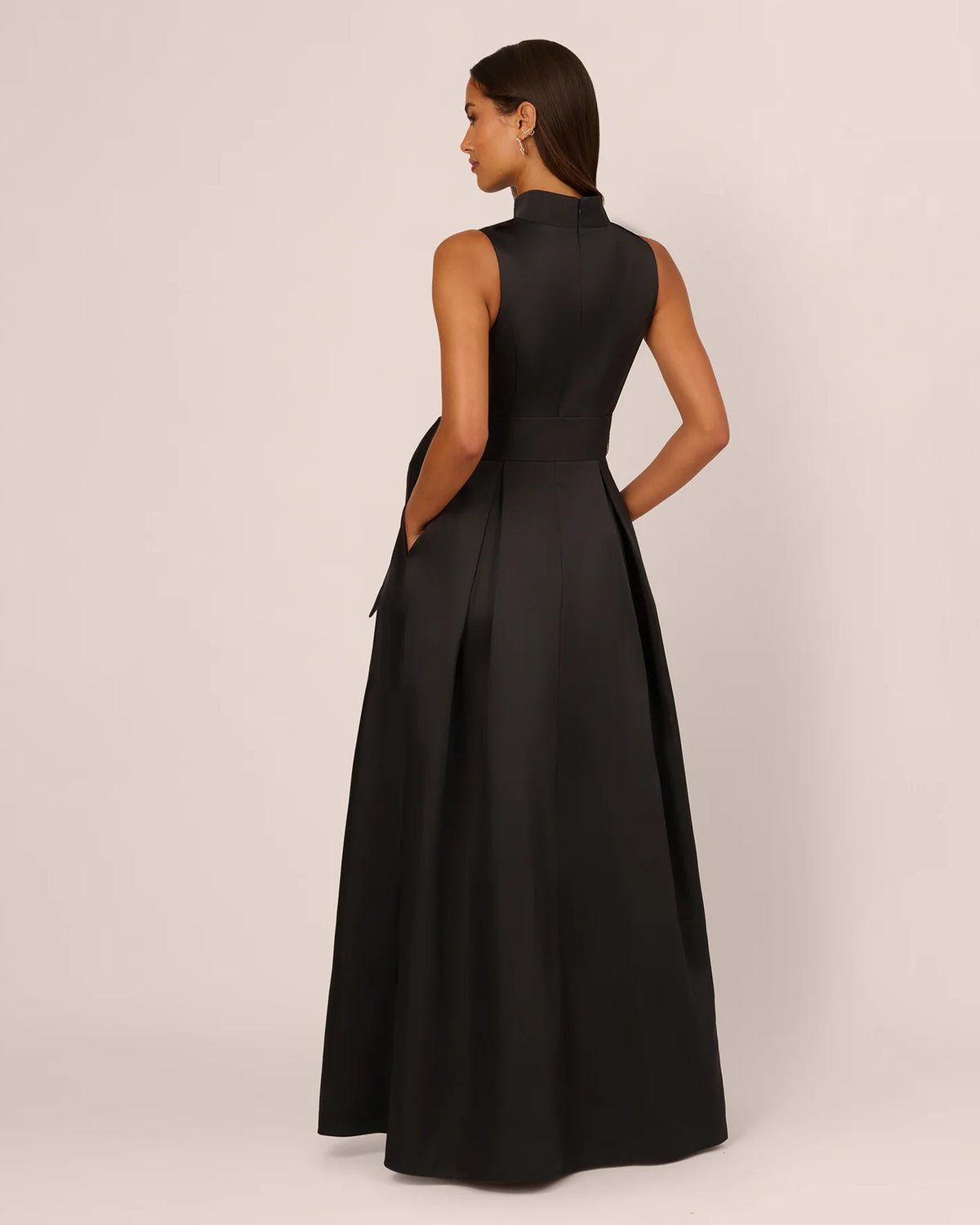 sleeveless a-line maxi mother of the bride dress - image 5