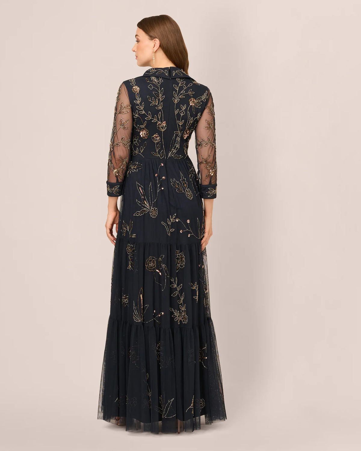 a-line maxi mother of the bride dress - image 5