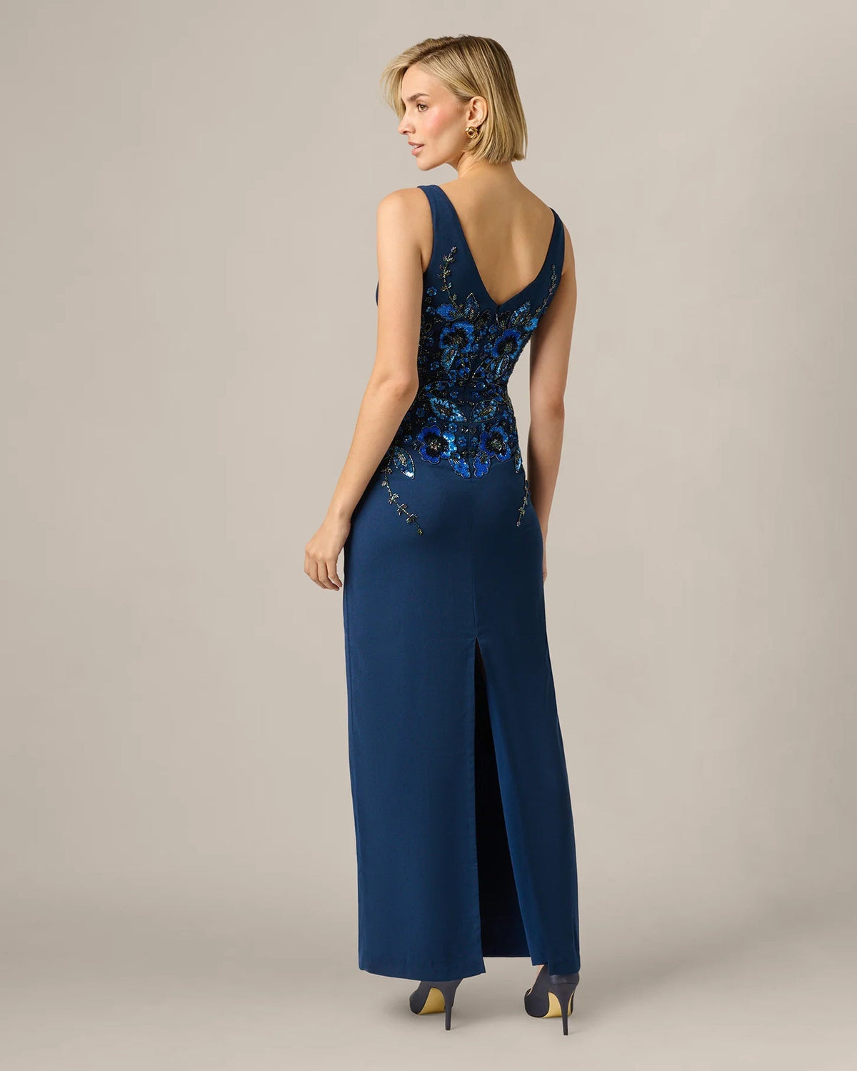 a-line maxi mother of the bride dress - image 5