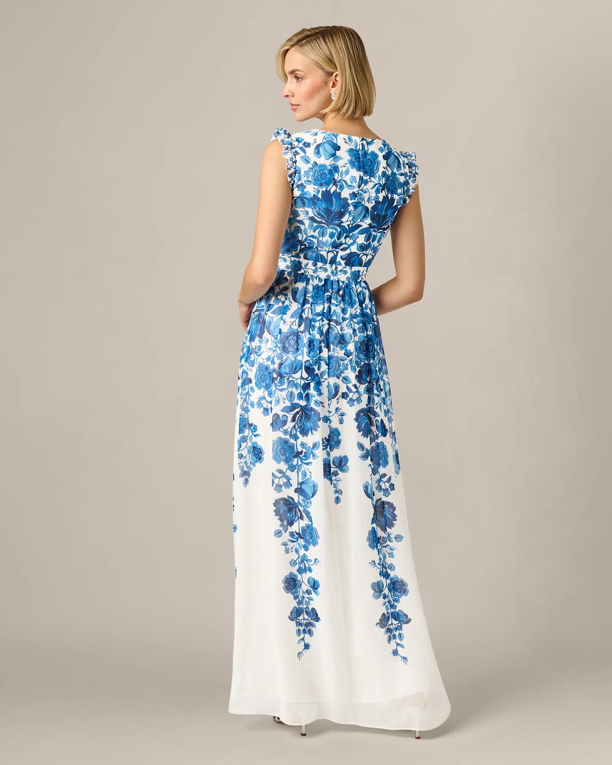 a-line maxi mother of the bride dress - image 5
