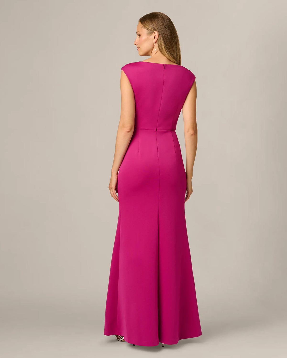 spaghetti strap mermaid maxi mother of the bride dress - image 5