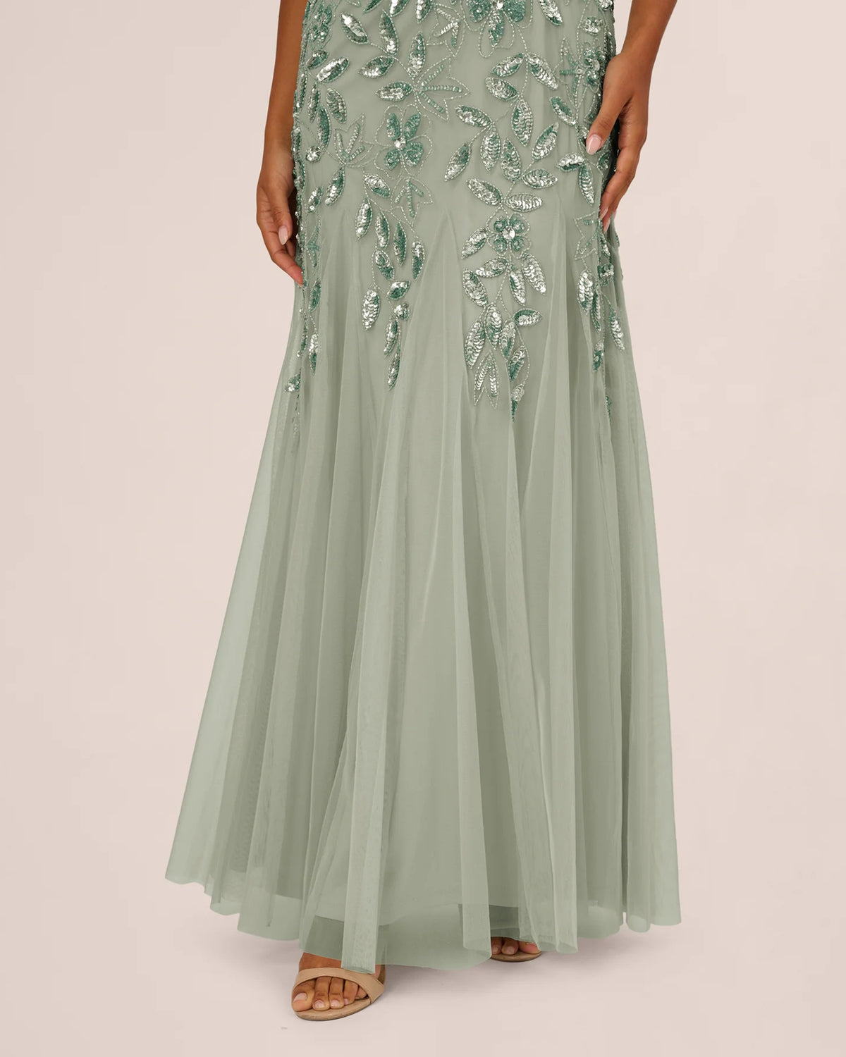 a-line maxi mother of the bride dress - image 5