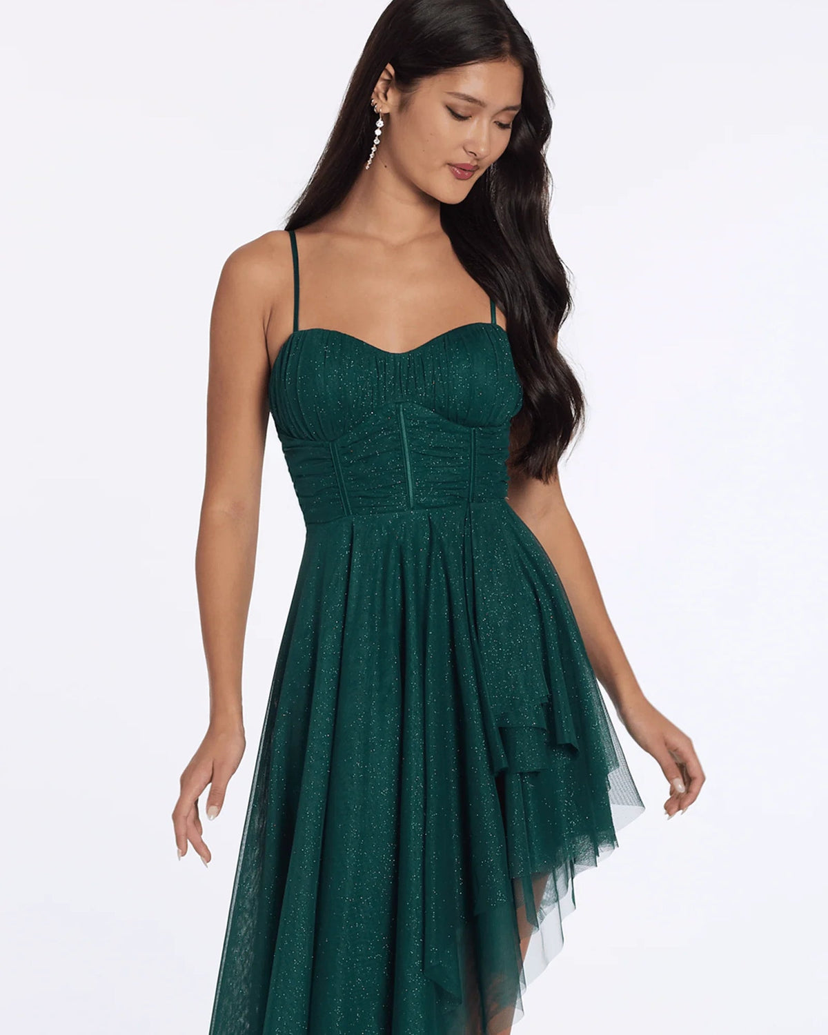 sweetheart a-line high-low homecoming dress - image 5