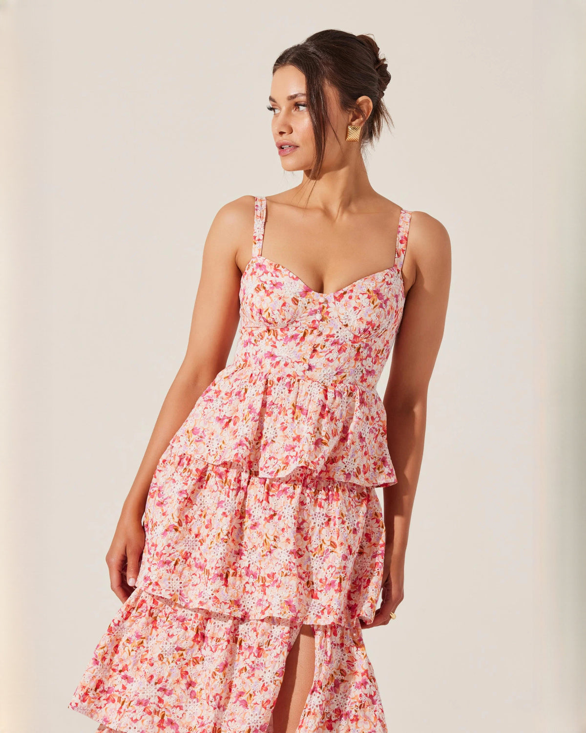 sleeveless chiffon a-line maxi bridesmaid dress - image 5