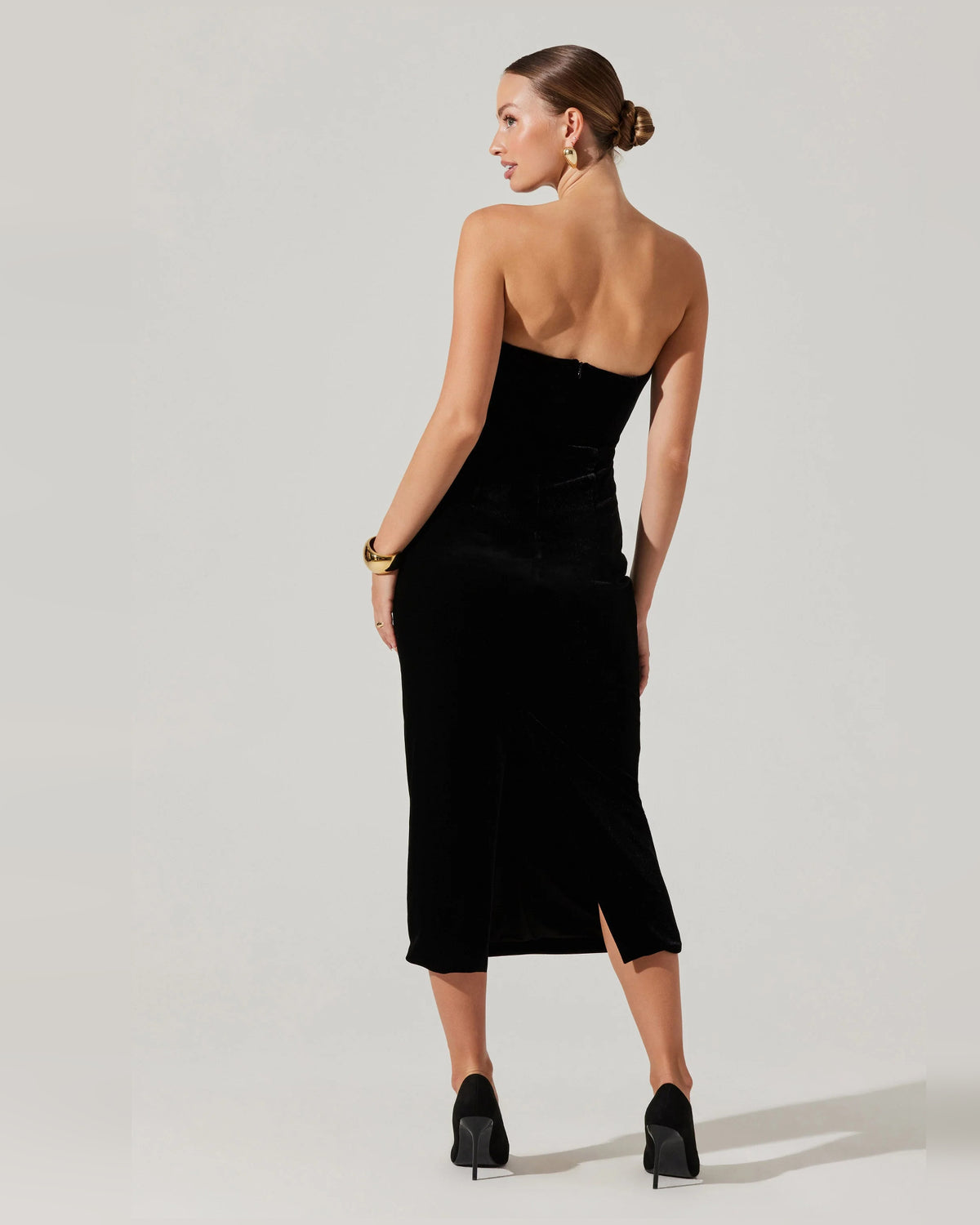 sweetheart a-line midi formal dress - image 5