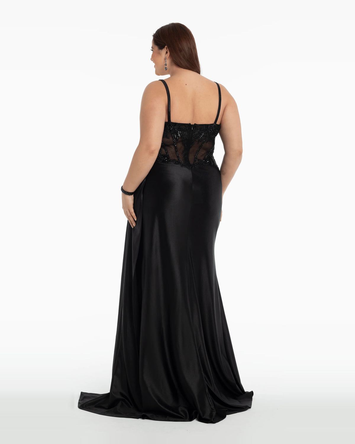 sweetheart column maxi prom dress - image 5