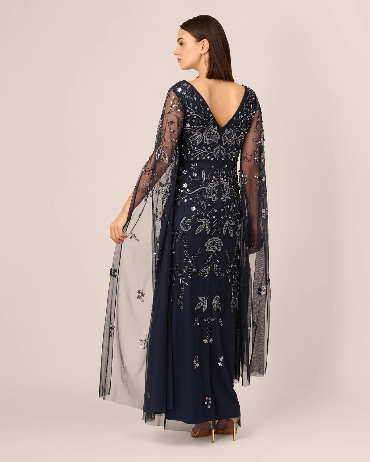 a-line maxi mother of the bride dress - image 5