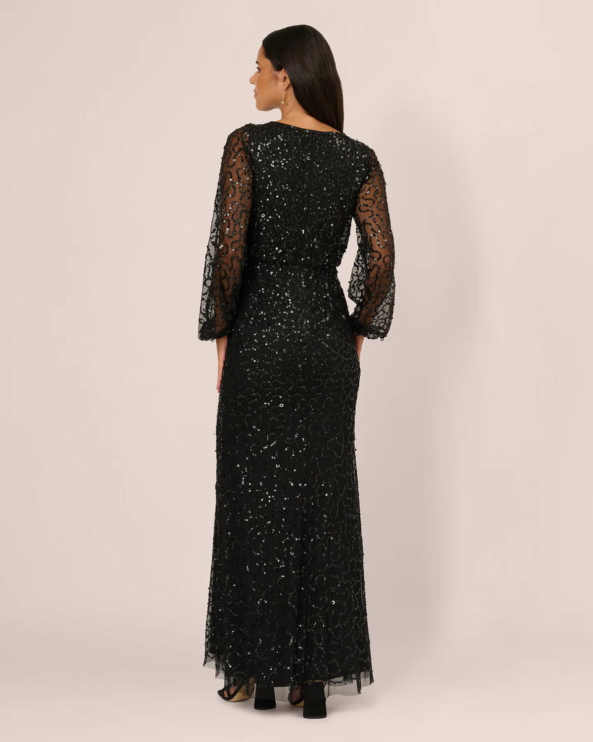 a-line maxi mother of the bride dress - image 5