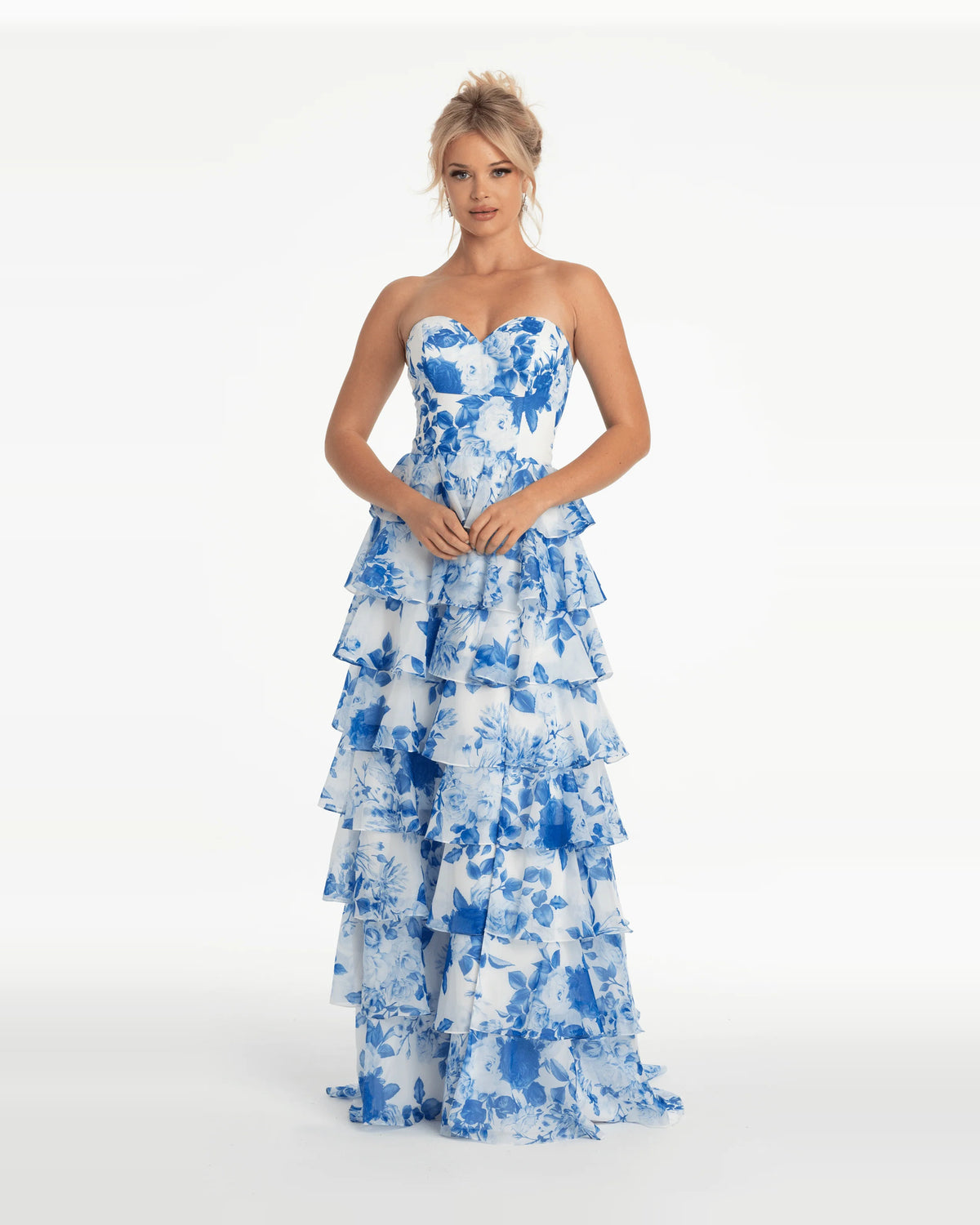 sweetheart ball-gown floor-length prom dress - image 5