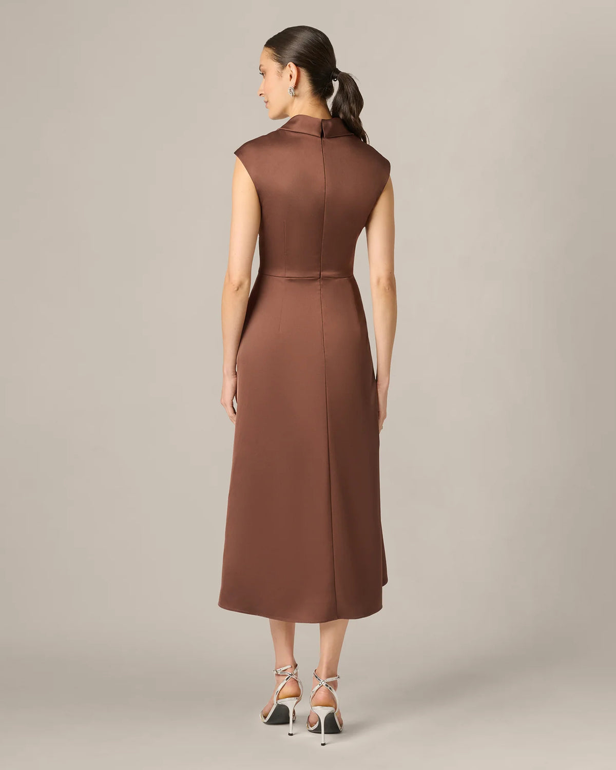 a-line midi mother of the bride dress - image 5