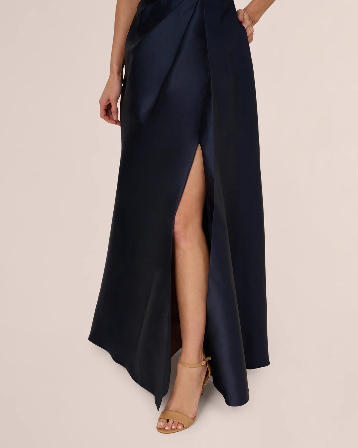 sleeveless fit-and-flare maxi mother of the bride dress - image 5