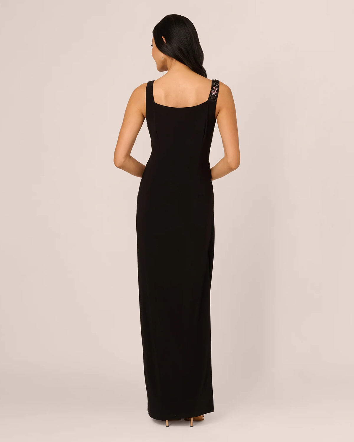 sleeveless a-line maxi mother of the bride dress - image 5