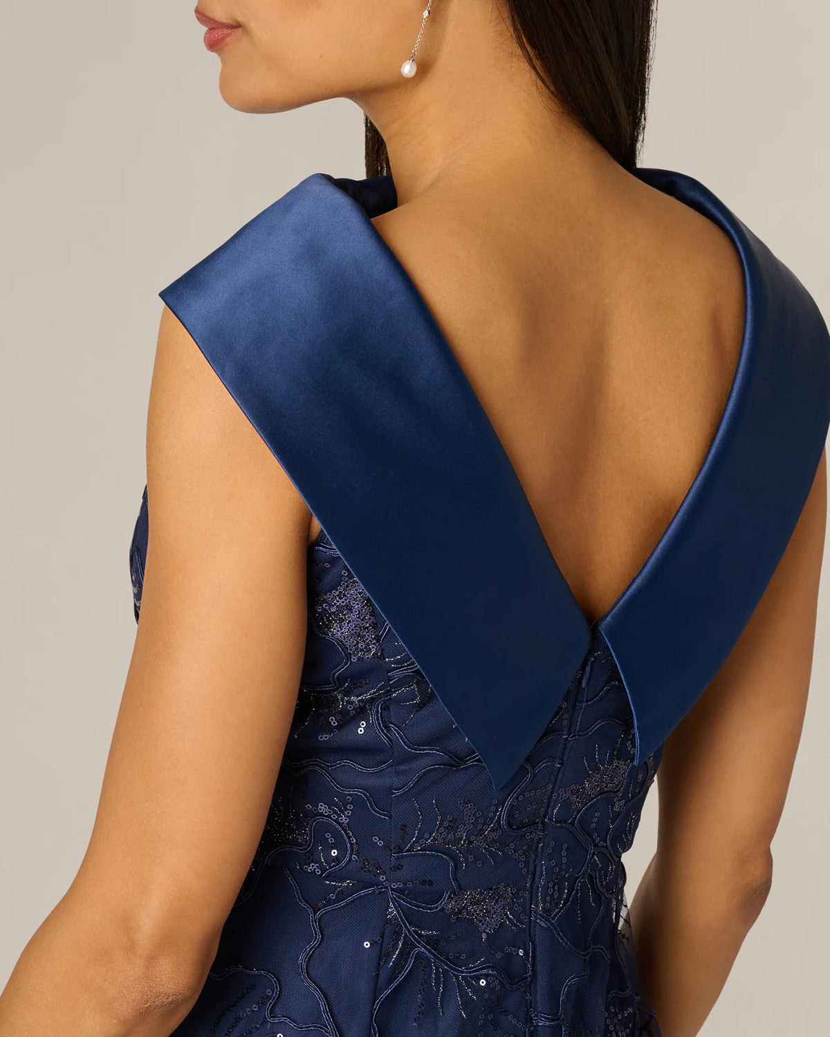 a-line maxi mother of the bride dress - image 5