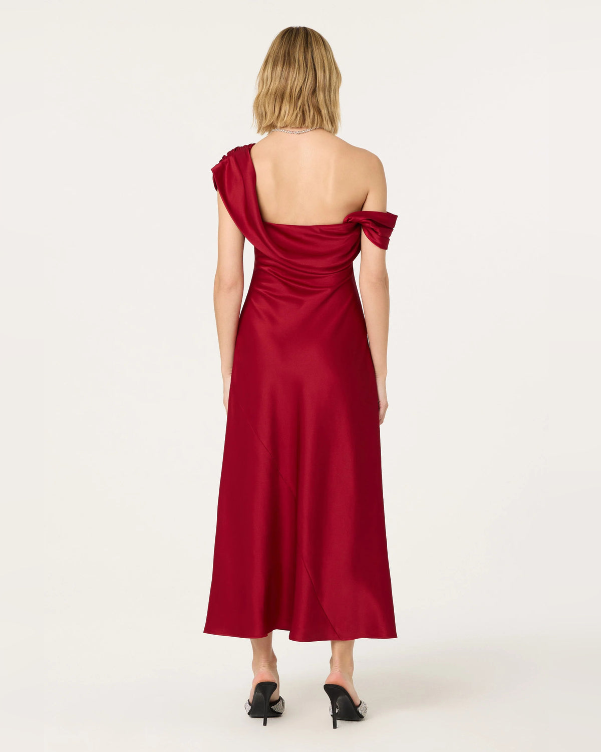one-shoulder a-line maxi formal dress - image 5